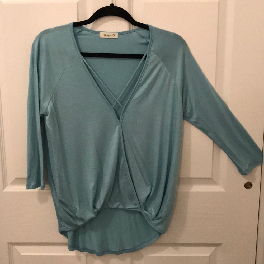 Wrap Criss-Cross Blouse